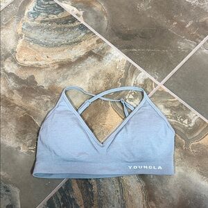 YoungLA Women's Light Blue Sports Bra